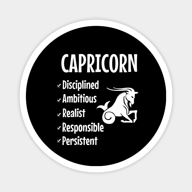 Characteristics of the sign of capricorn Magnet by cypryanus